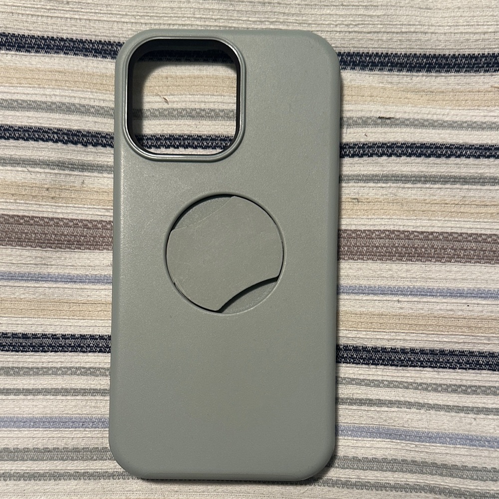 OtterBox Gray/Sage Green Phone Case with Stand iPhone 14 ProMax